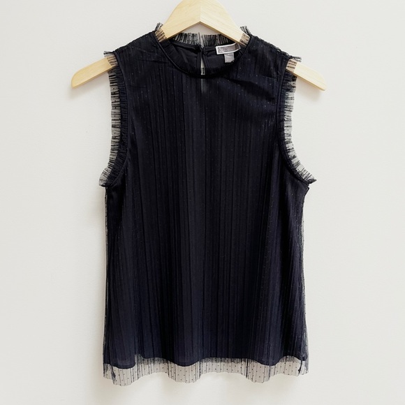 Chelsea28 Tops - SALE!  Chelsea 28 Tulle Swiss Dot Top Sleeveless M